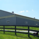 large custom horse barn