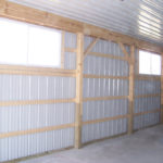 pole barn interior