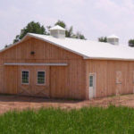 custom wooden horse barn