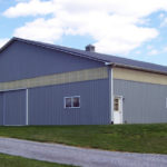 large horse barn construction