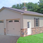 pole detached garage with customizations