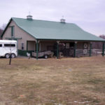 small horse barn