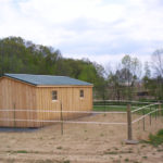 small horse shed