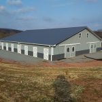 large custom horse barn