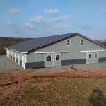 large custom horse barn